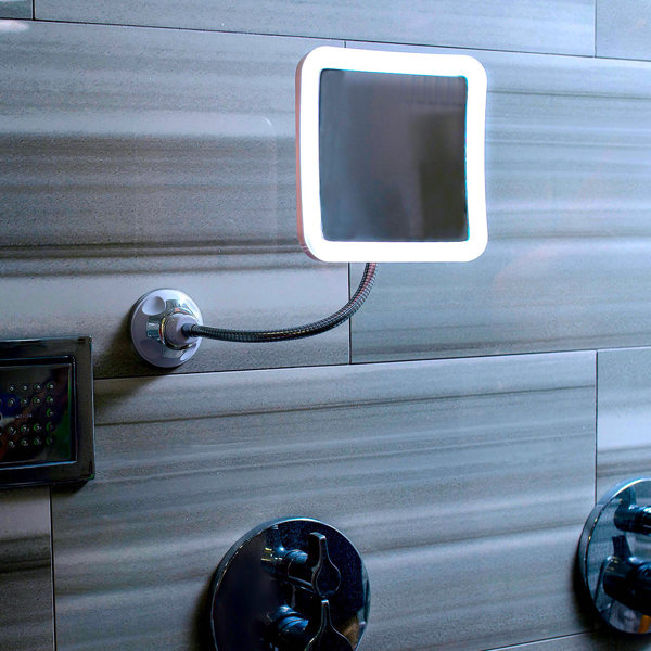 Fancii Modern Lighted Magnifying Makeup Mirror & Reviews Wayfair